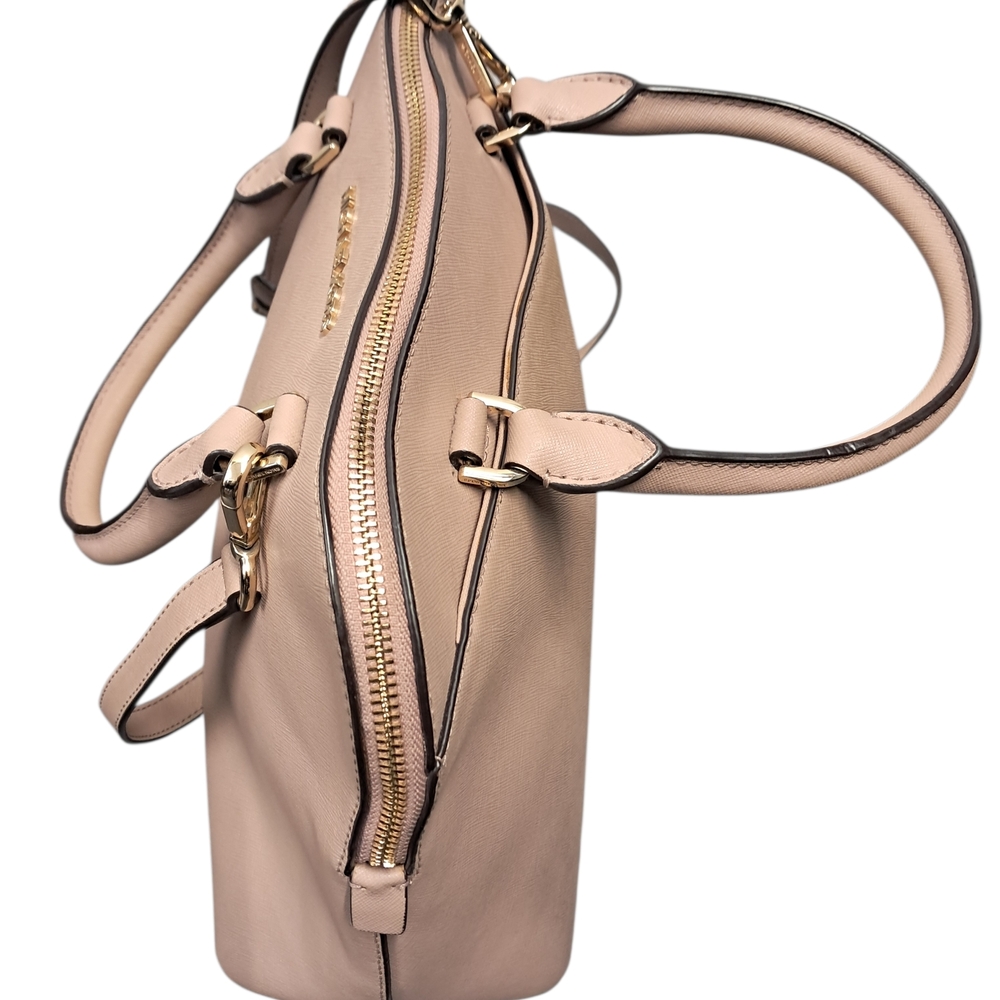 Michael Kors Tan Leather Satchel MD - Picture 3 of 10